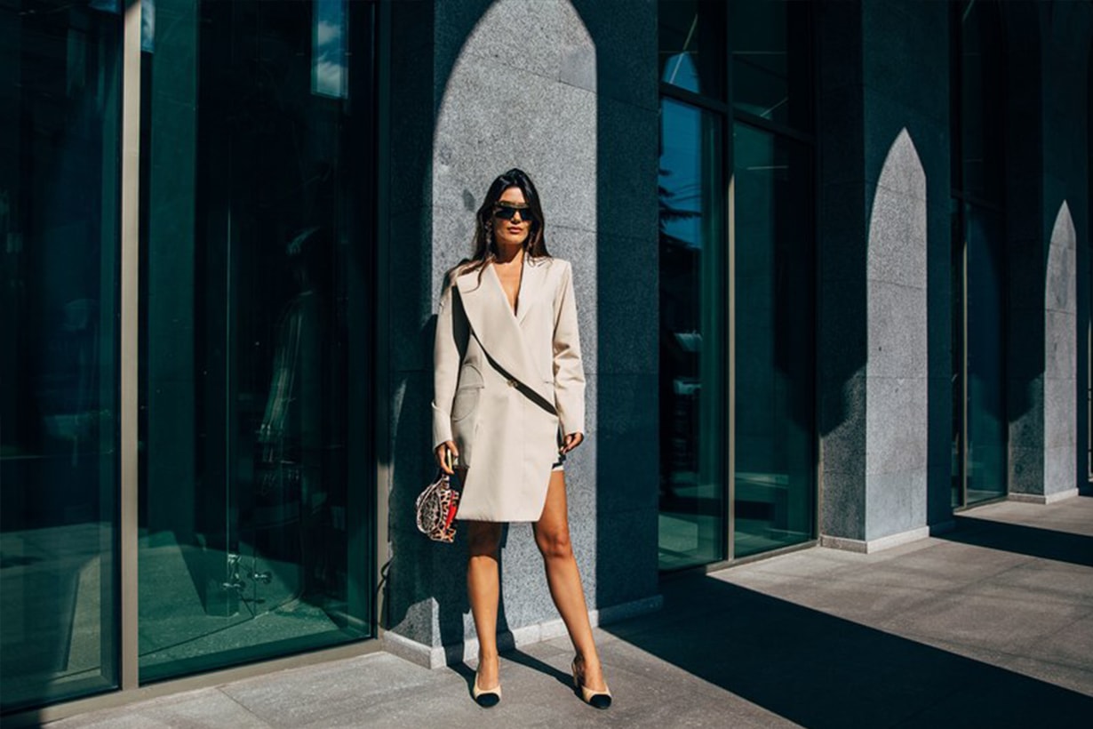 White Suit Blazer Street Style 2019