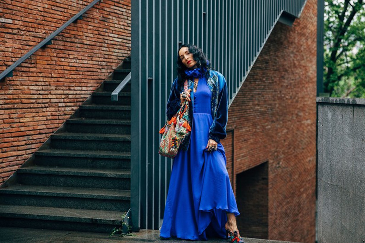 Blue Outfits Street Style 2019