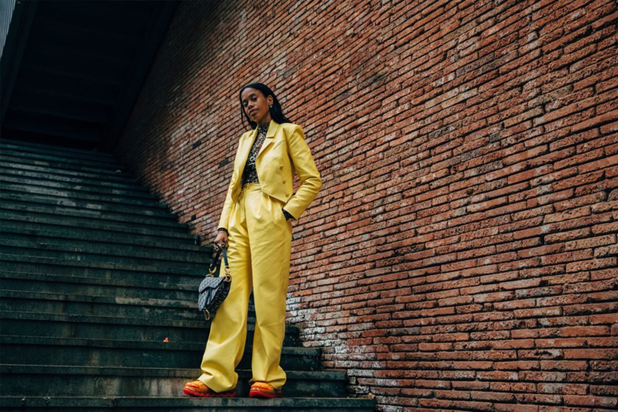Yellow Suit Street Style 2019