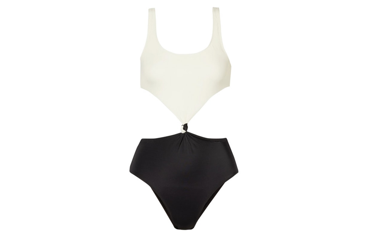 The Bailey Cutout Two-Tone Swimsuit