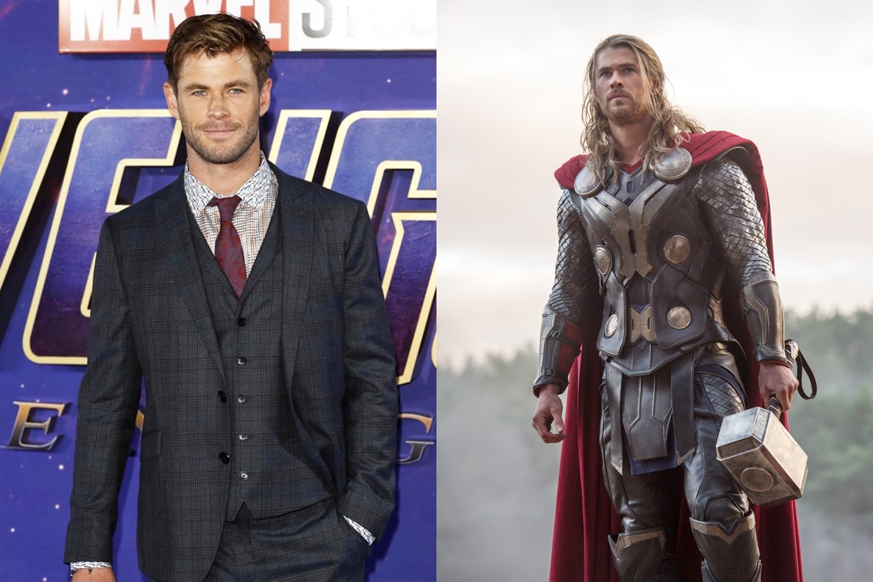 Avengers Marvel Avengers: Endgame Chris Hemsworth Thor Mjolnir hammer stole back home snickers bar