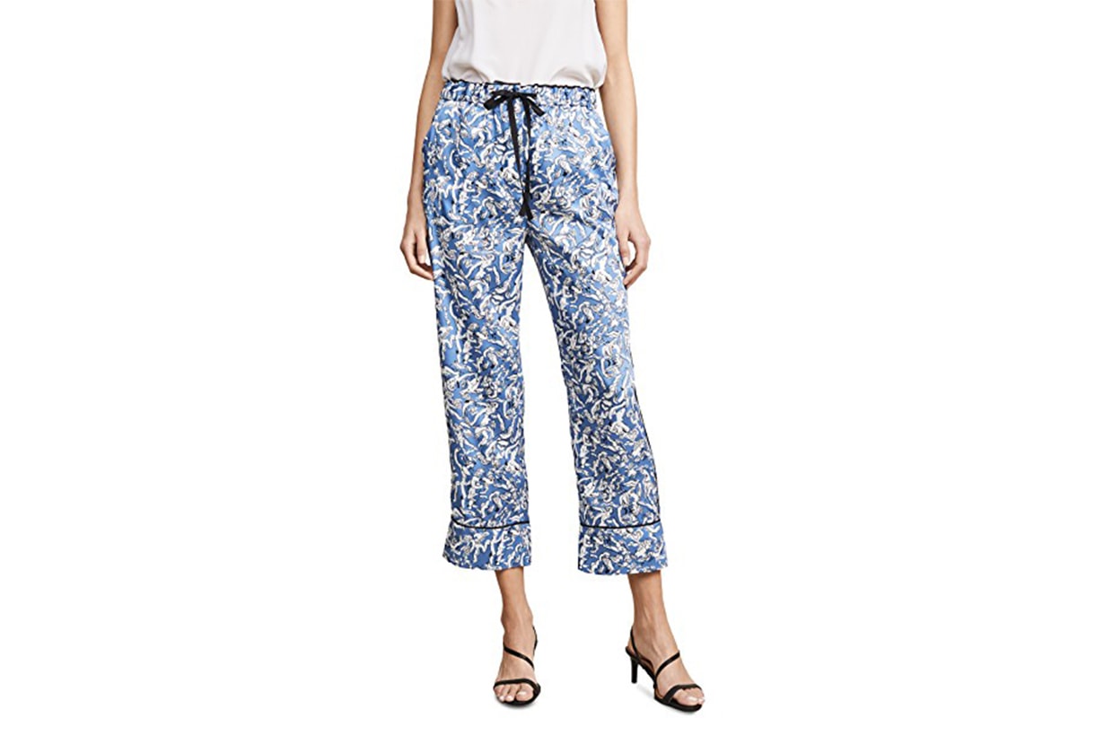 Victoria Victoria Beckham Wide Leg Pajama Pants