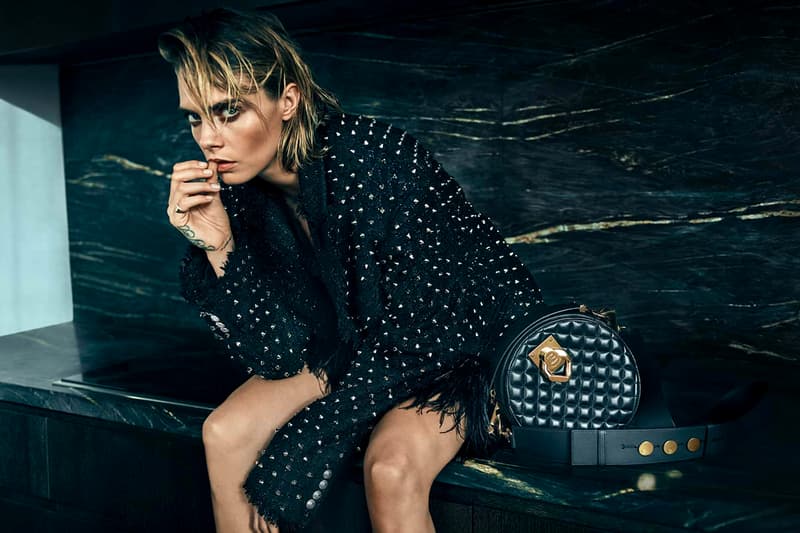 cara delevingne olivier rousteing balmain handbags collaboration