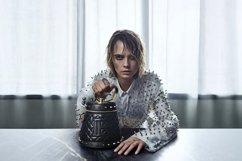 cara delevingne olivier rousteing balmain handbags collaboration