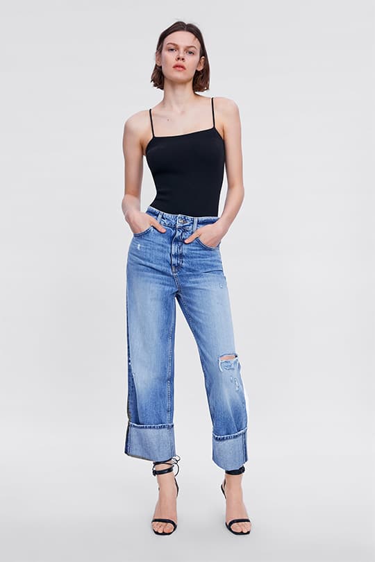 zara denim jeans