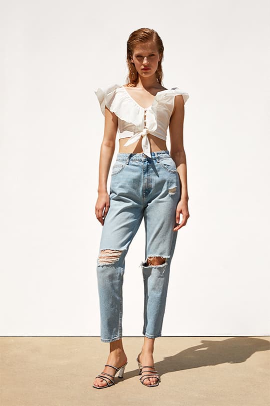 zara denim jeans