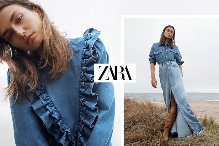 Denim on Denim 不一定只有型格硬朗,Zara 教你穿出亦剛亦柔的牛仔造型!