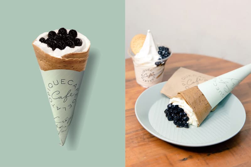 Gelato Pique Café bubble tea crepe flavor limited menu
