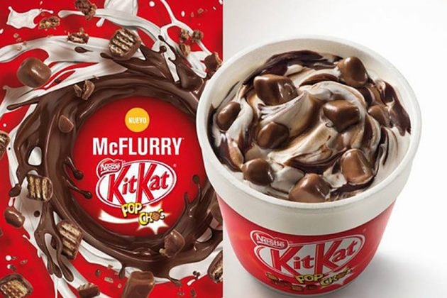 McDonald's KitKat McFlurry Purple Sweet Potato Waffle Cone Instagram Food Singapore