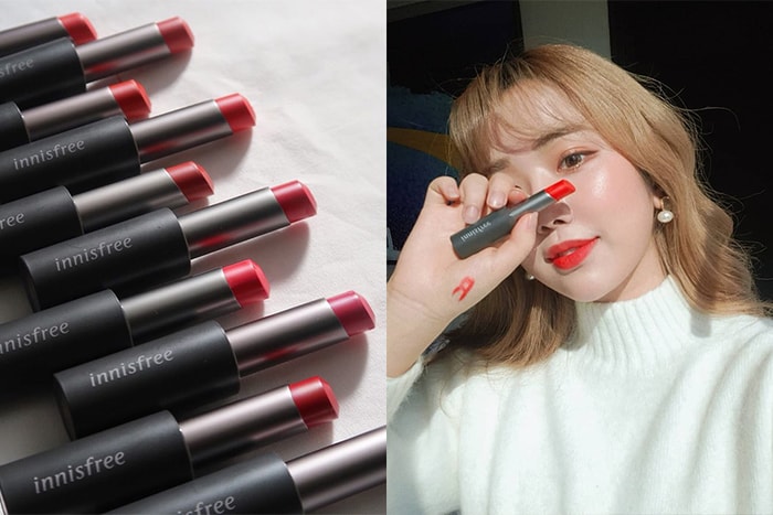 顯白色調登小紅書熱搜!韓國女生熱愛的 Innisfree 黑管唇膏終於買得到!