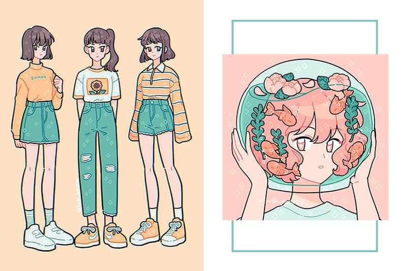 Korean Illustrator Instagram Emily Kim