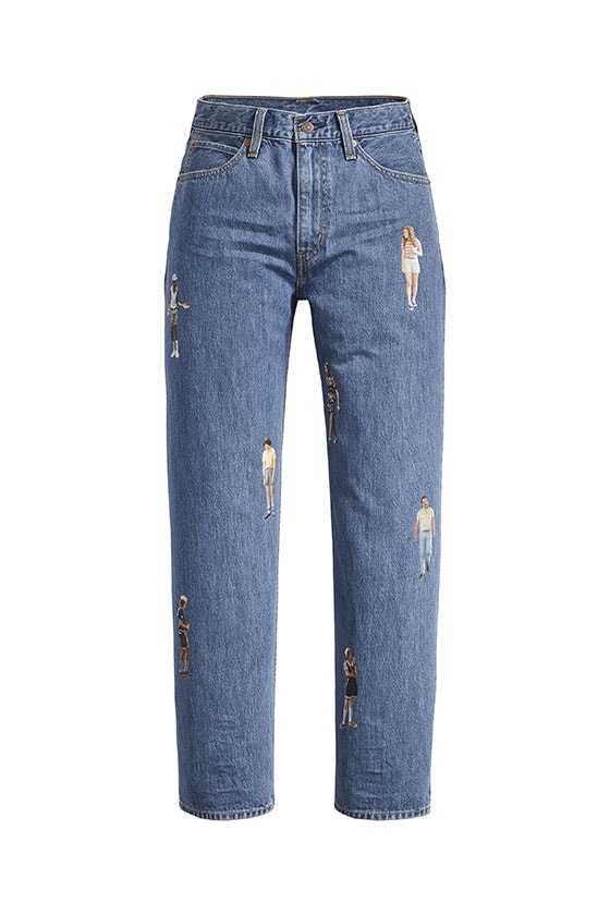stranger things levis collabration product 1980s denim