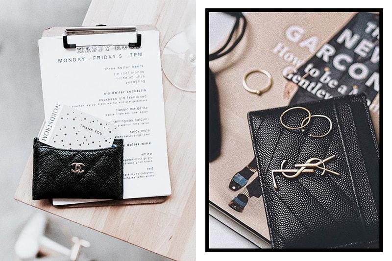 CHANEL GUCCI CARD HOLDERS