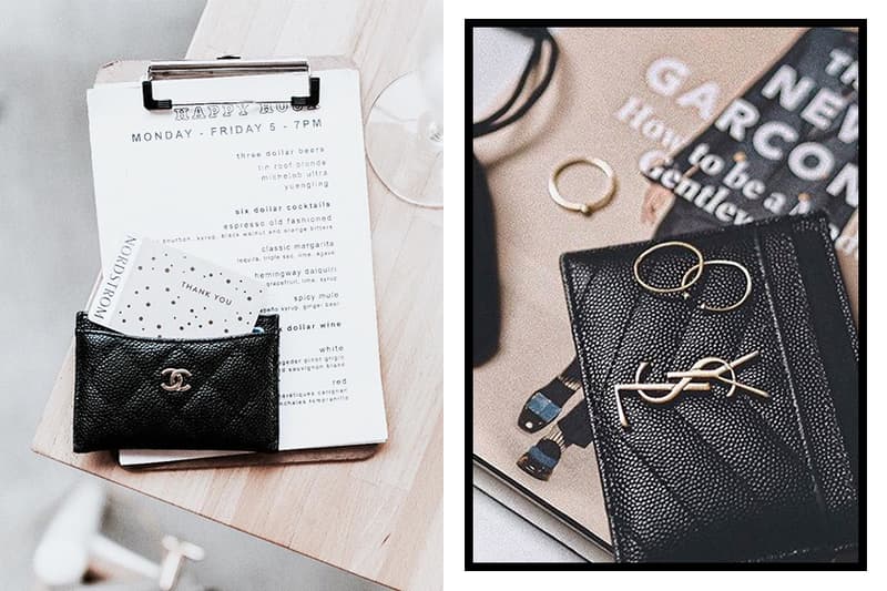 CHANEL GUCCI CARD HOLDERS