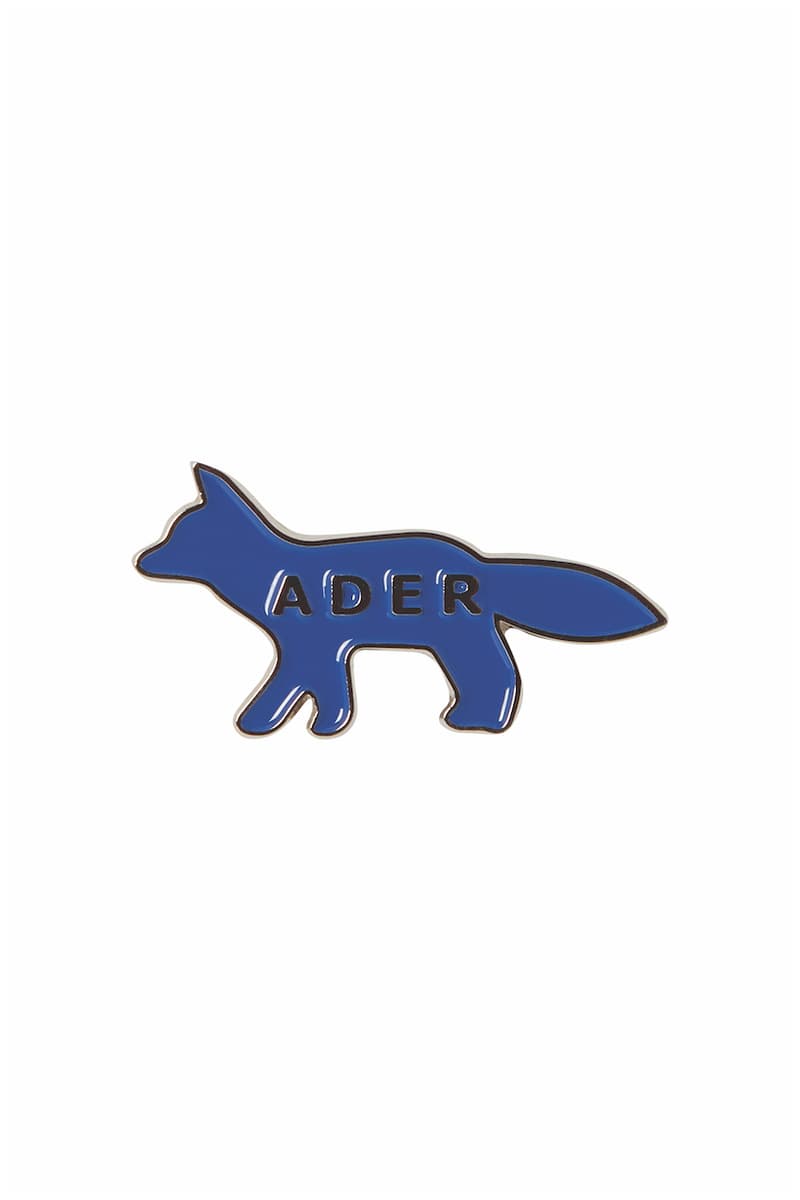 ADER x Maison Kitsuné artifacts price piece all products taiwan blue fox