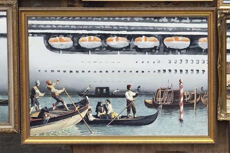 Banksy-Venice-in-oil-art