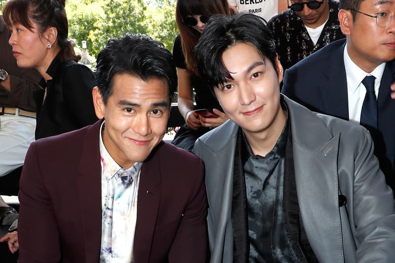 lee min ho eddie peng berluti paris men fashion week