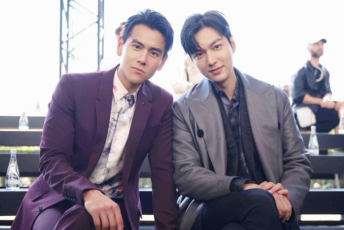 這對好友顏值高到難以計算...看彭于晏、李敏鎬時裝週同框聊天,畫面太無敵!