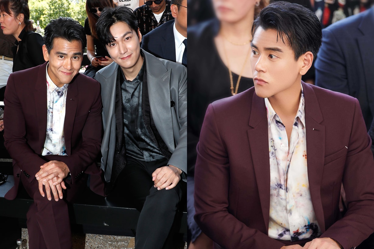 lee min ho eddie peng berluti paris men fashion week