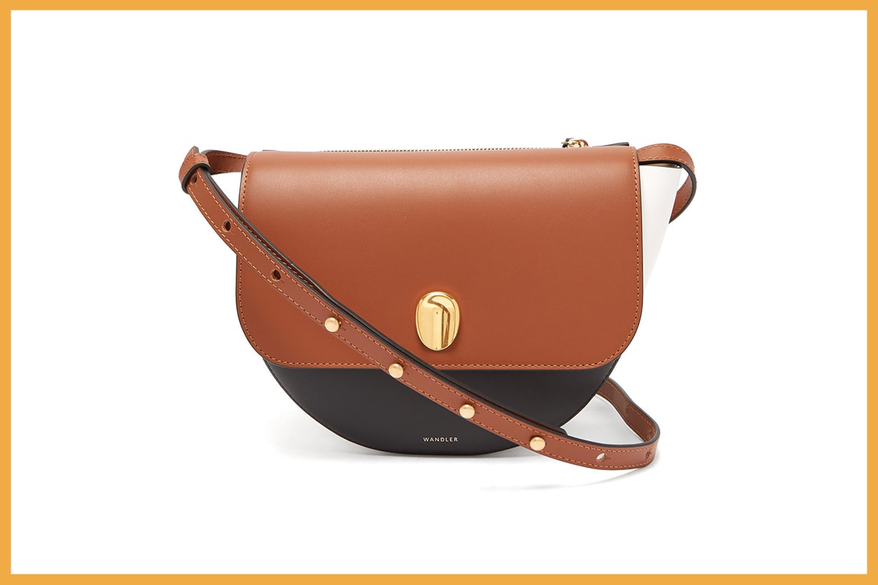 Billy Contrasting Leather Cross-Body Bag