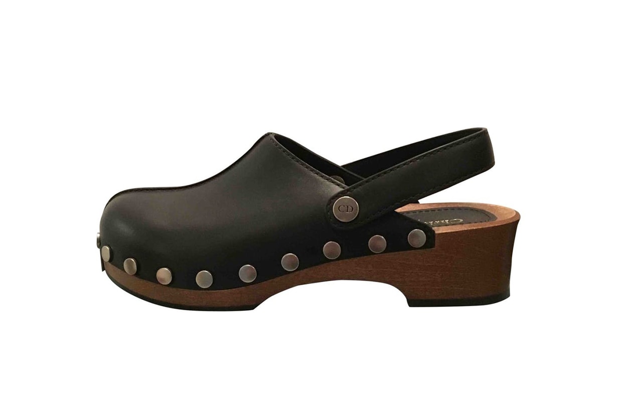 Diorquake Leather Clogs