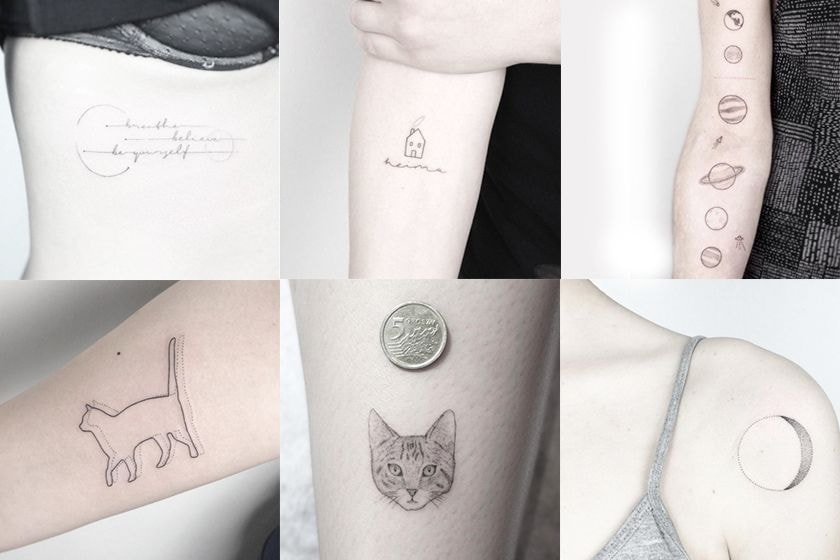 minimalist tattoo idea inspiration from instagram