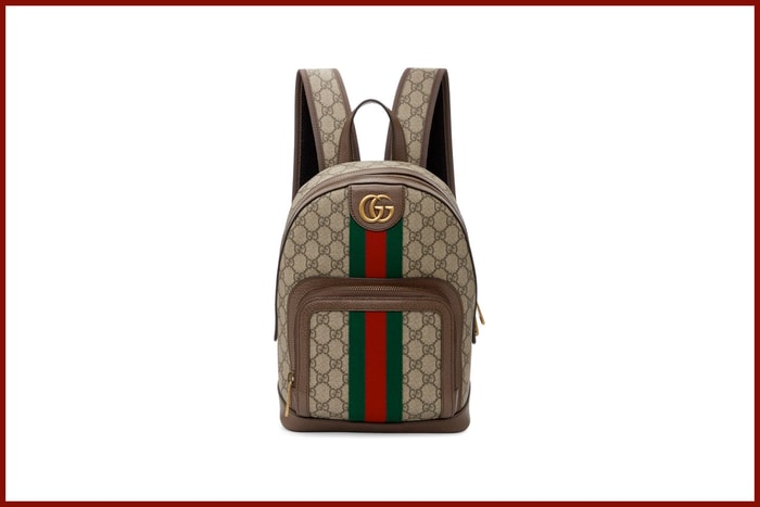 Gucci「迷你後背包」再補貨，小巧的尺寸加上 Monogram 太適合夏天了！