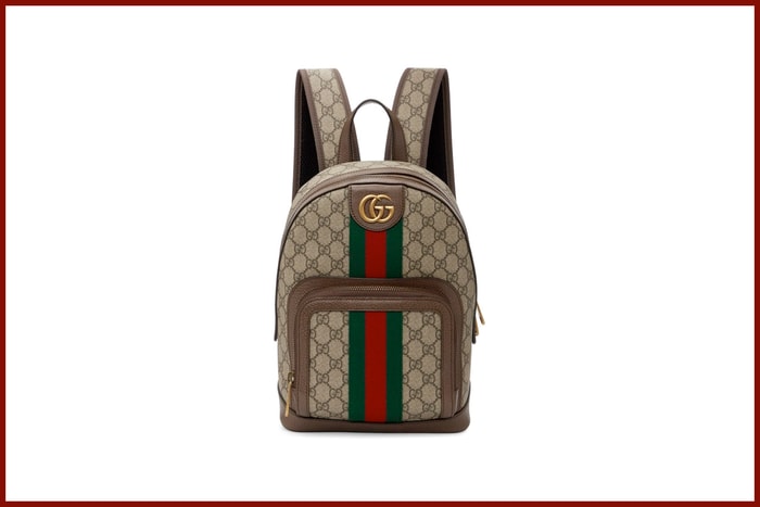 Gucci「迷你後背包」再補貨,小巧的尺寸加上 Monogram 太適合夏天了!