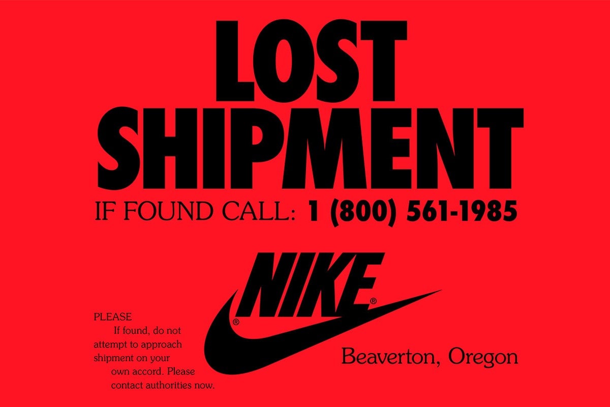 Nike x Stranger Things launches 1985 lost shipment campaign