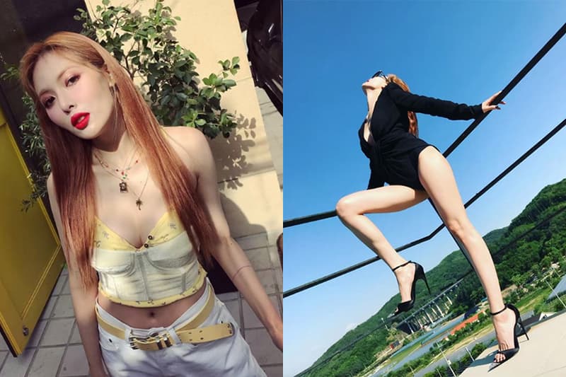 hyuna instagram live accident sexy