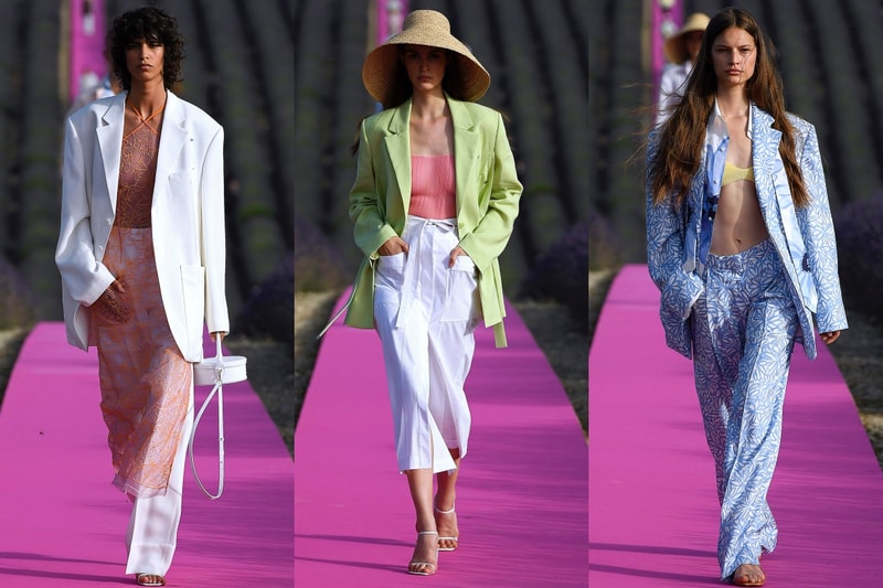 Jacquemus Lavender anniversary fashion show