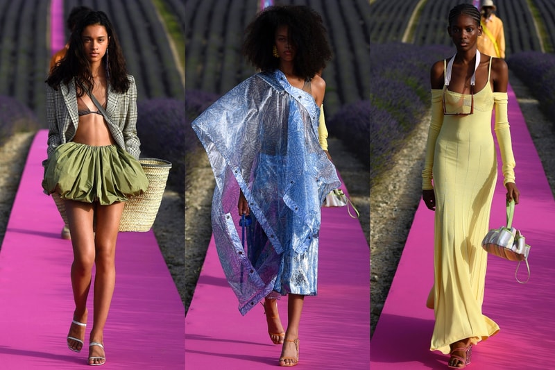 Jacquemus Lavender anniversary fashion show
