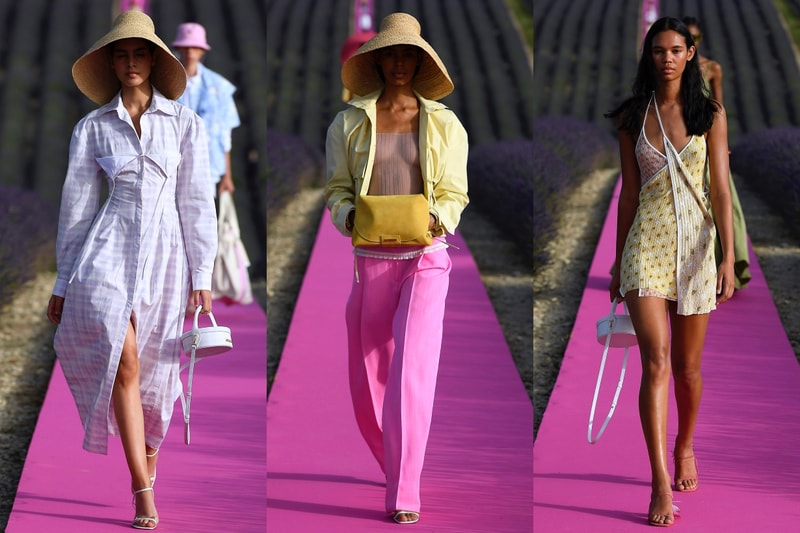 Jacquemus Lavender anniversary fashion show