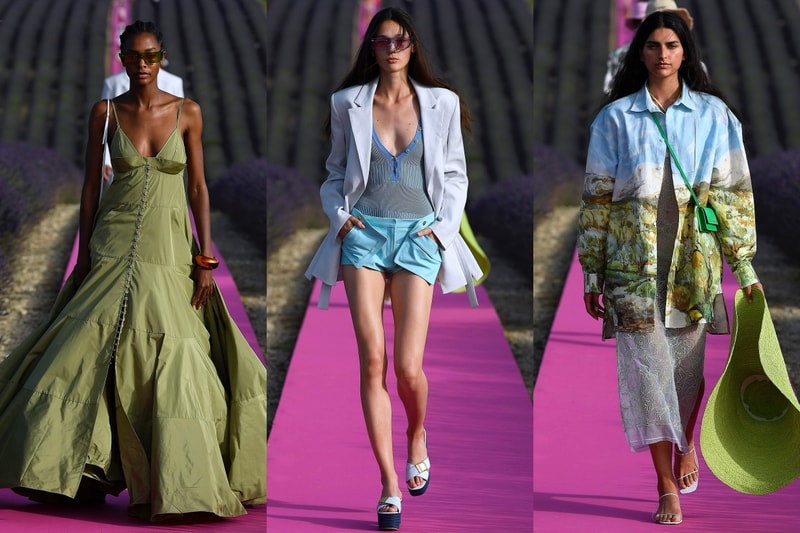 Jacquemus Lavender anniversary fashion show