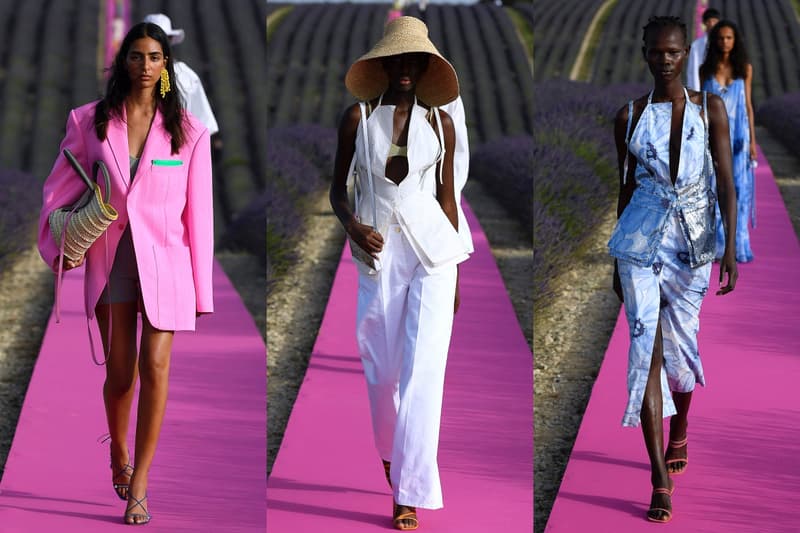 Jacquemus Lavender anniversary fashion show