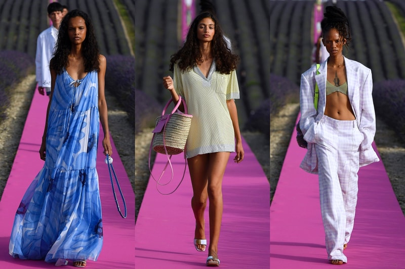 Jacquemus Lavender anniversary fashion show