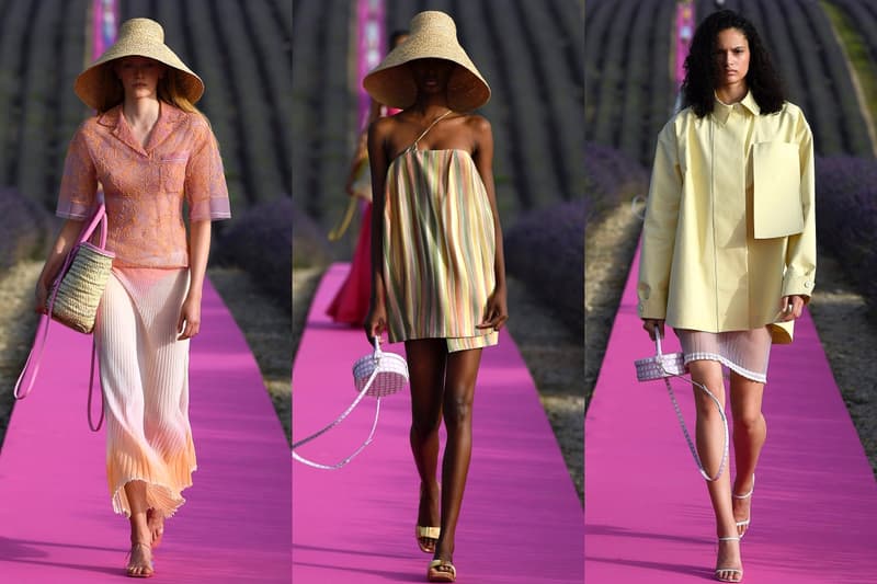 Jacquemus Lavender anniversary fashion show