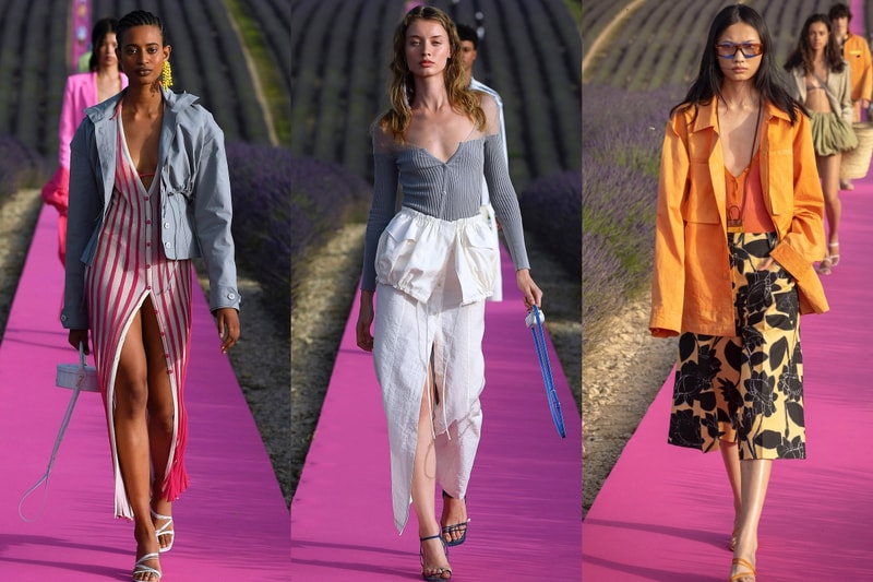 Jacquemus Lavender anniversary fashion show