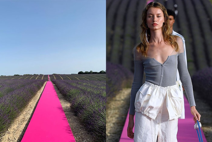 Jacquemus 在薰衣草田辦秀!IG 被一望無際的粉紅天橋洗版了