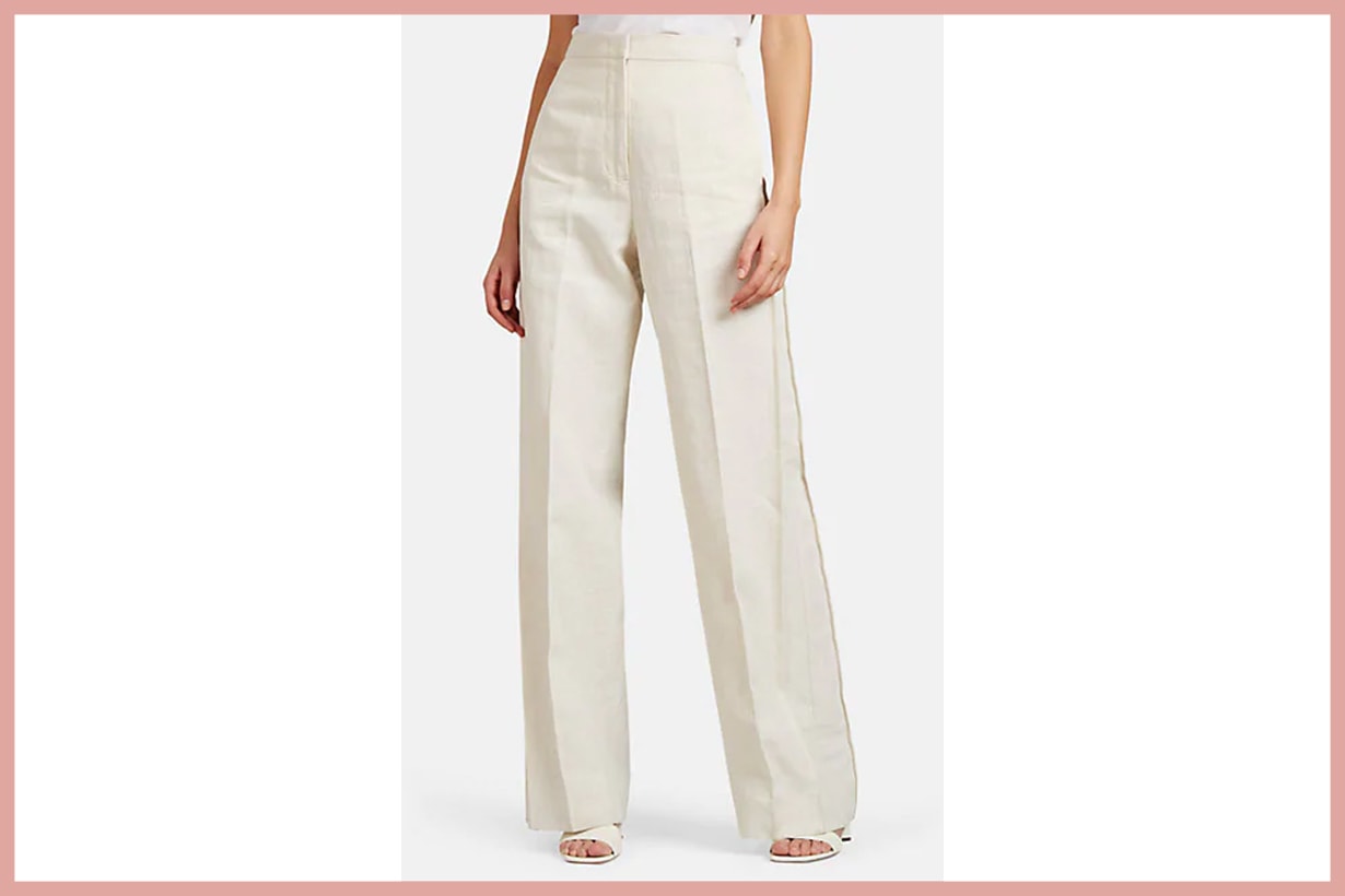 JIL SANDER Glenn Canvas Wide-Leg Trousers