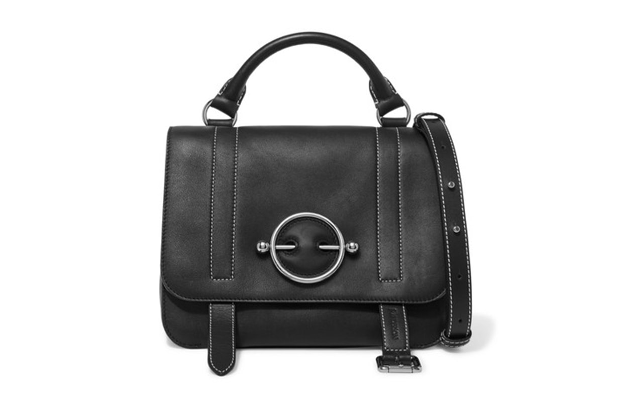 JW ANDERSON Disc Leather Shoulder Bag