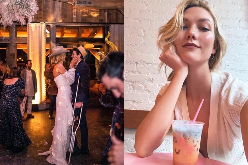 Karlie Kloss Joshua Kushner married celebrities couples Lean on me instagram photo Pregnant rumours just love french fries