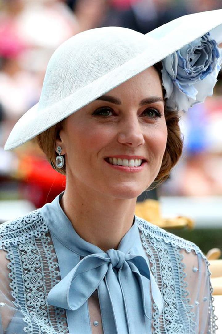 Kate Middleton Royal Ascot 2019 Elie Saab dress Philip Treacy hat