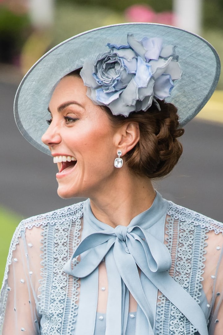 Kate Middleton Royal Ascot 2019 Elie Saab dress Philip Treacy hat