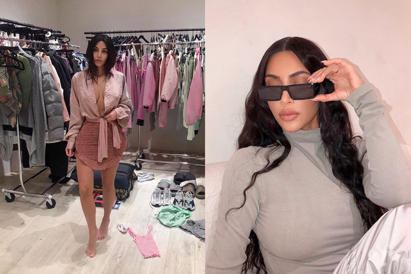 kim kardashian thong heels slipper outfit trends