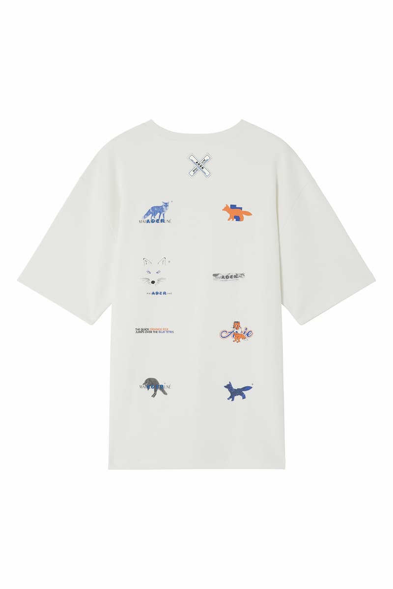 ADER x Maison Kitsuné artifacts price piece all products taiwan blue fox