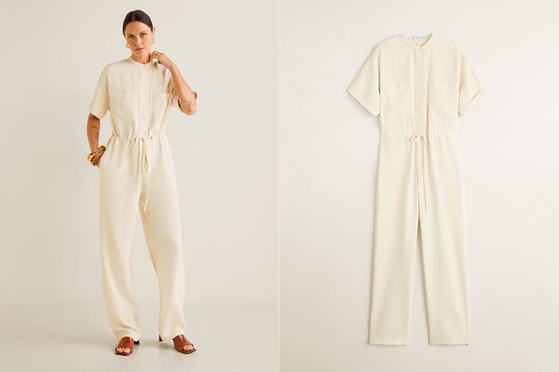 Mango Long chest-pocket jumpsuit