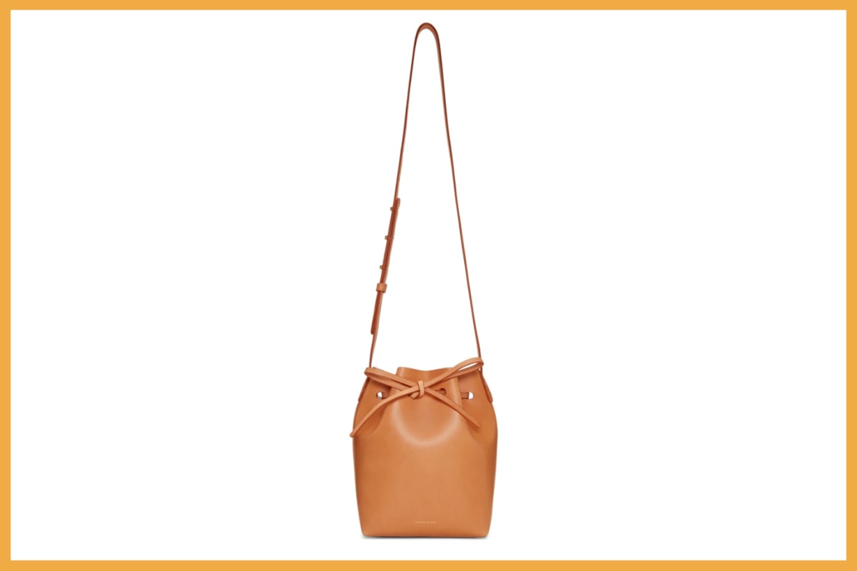 Mansur Gavriel Tan Mini Bucket Bag