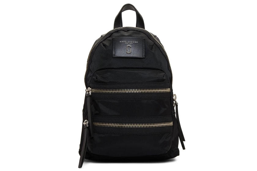 Marc Jacobs Black Mini Biker Backpack