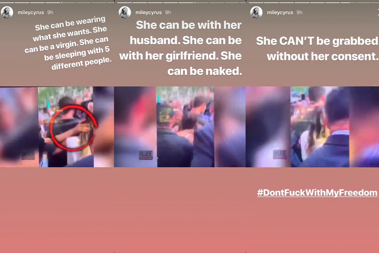 Miley cyrus instagram story